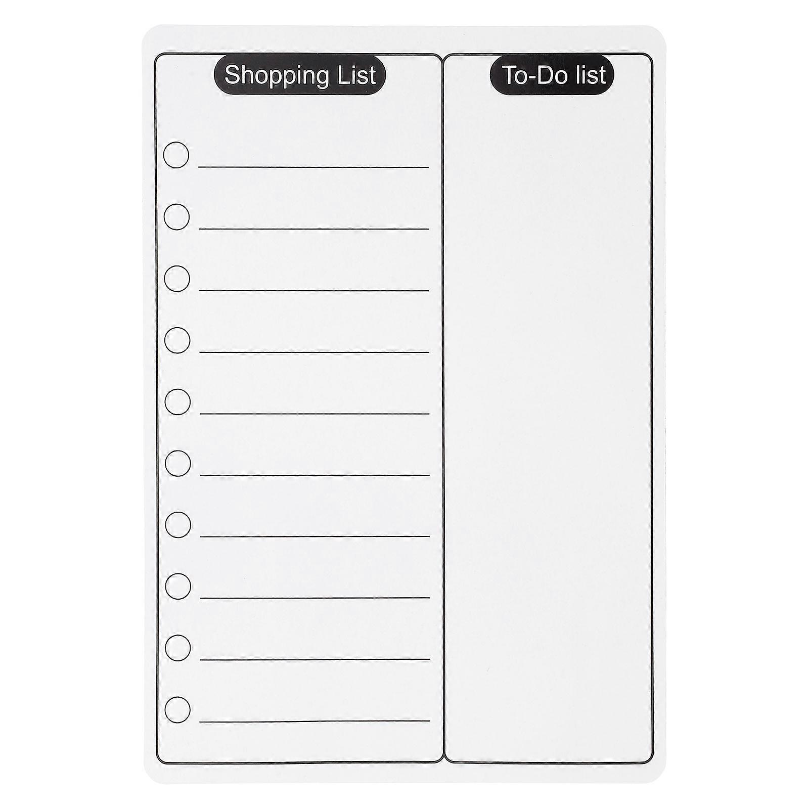 Erasable Magnetic Message Board Refrigerator Magnet Schedule Whiteboard