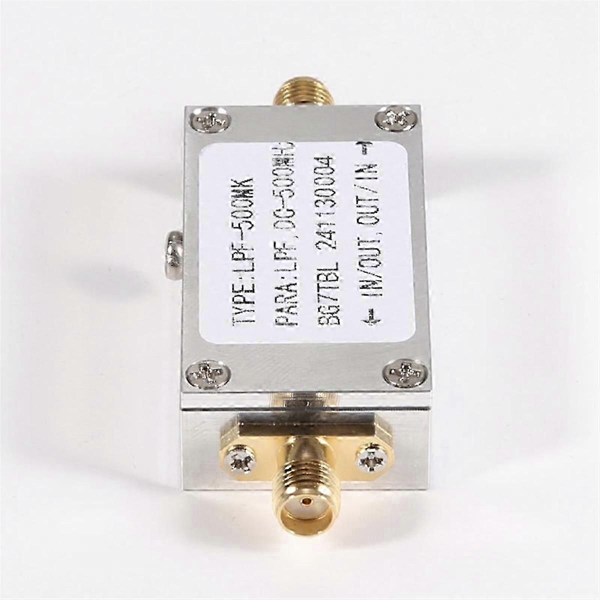 Fnfhsa LPF-500MK Tiefpassfilter - DC-500MHz Mit SMA-Anschlüssen, 50Ω Impedanz Für HF-Systeme