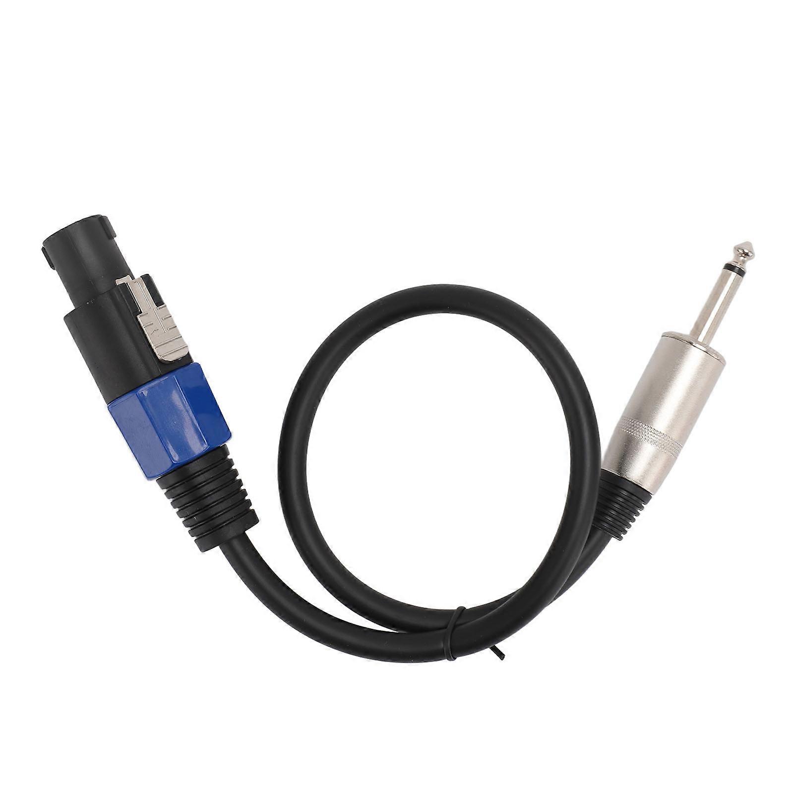 6.35mm Male Speaker Connection Cable - Durable o Jack for Amplifiers & Pro Setups