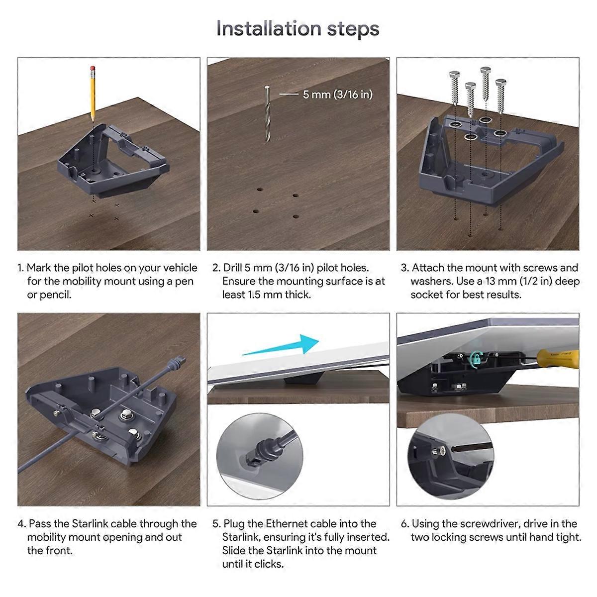 SK0092 Standard Mobility Mount Compatibility Standard for V3 Standard Dish Mount for Gen 3