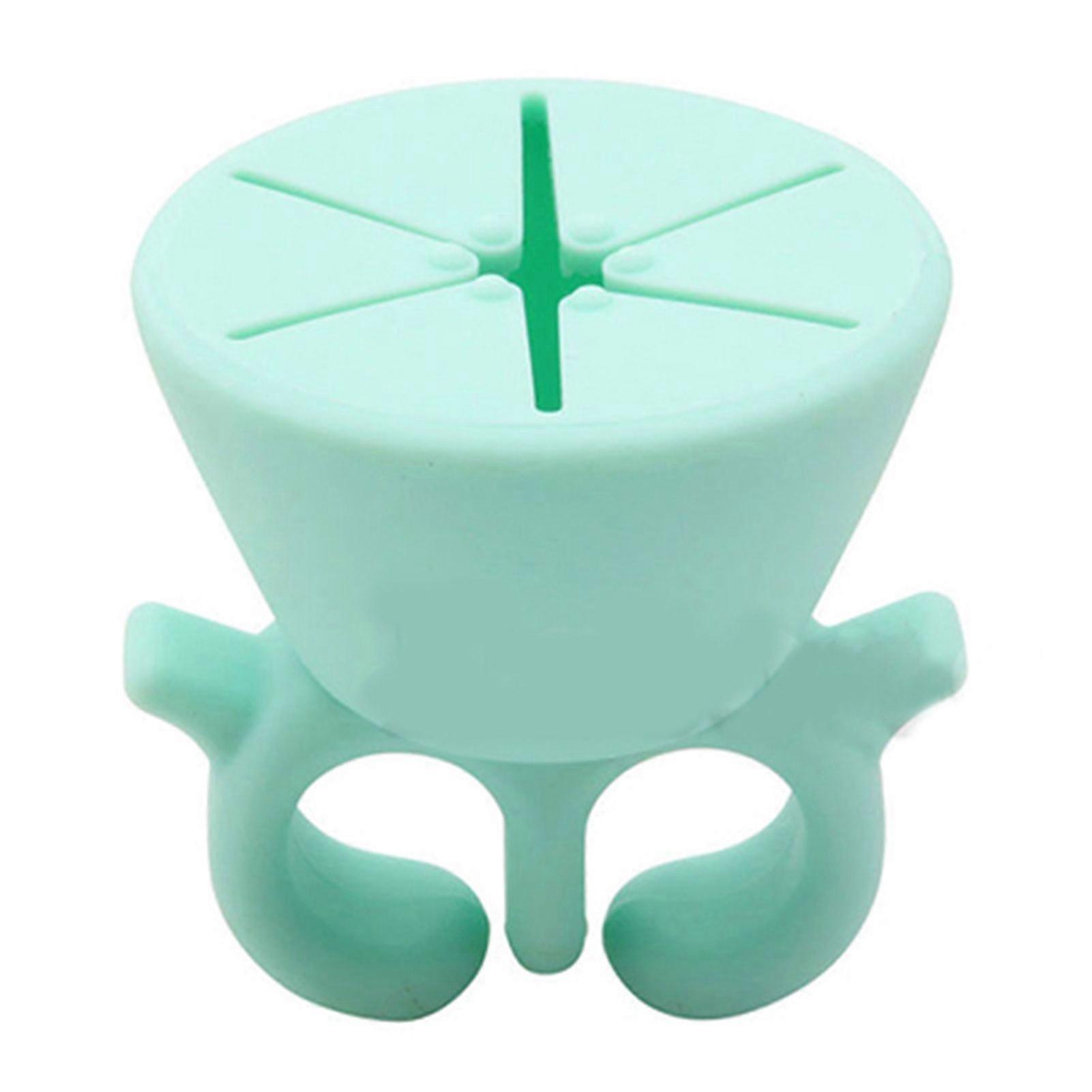 Vinyl Waste Collector Wearable Anti-Spill Easy Scrape Removal Silicone Craft Vinyl Weeding Scrap Collector Ring Weeding Accessory