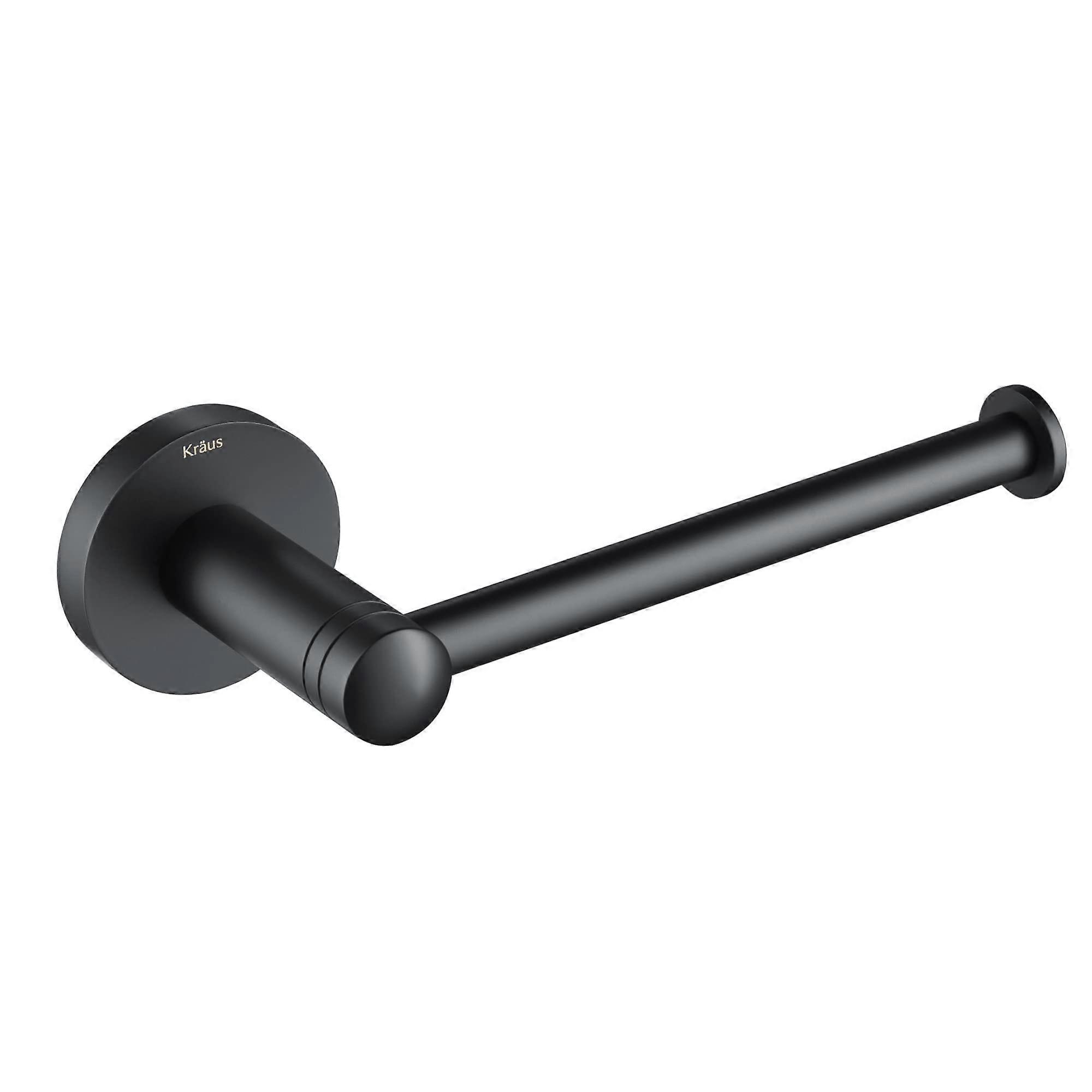 Matte Black Finish Bathroom Toilet Paper Holder