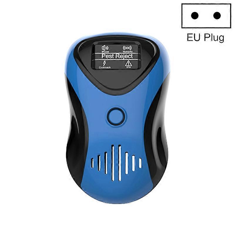 Ultrasonic Multifunctional Mouse Repeller Energy-Saving Silent Insect Repeller, Plug Type:EU Plug