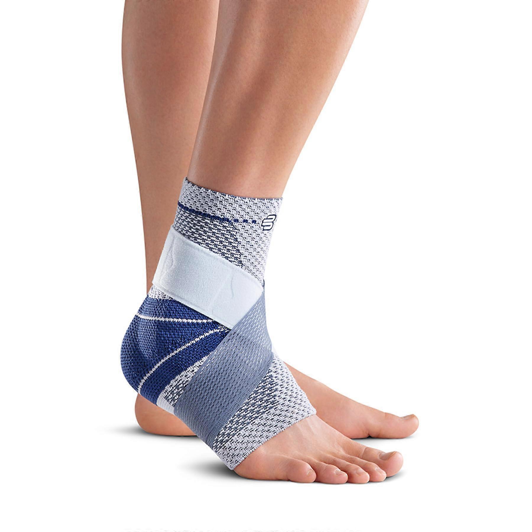 Ergonomic Titanium Ankle Support for Left Foot, Size 4, Lightweight Design, Adjustable Fit, Durable Material