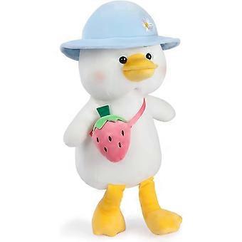 Ente Plüschtier, Kuscheltier 12 Zoll Wurf Plüschtierpuppe, weiches flauschiges Umarmungskissen Schulente - Super Geschenk für jedes Alter und jeden Anlass