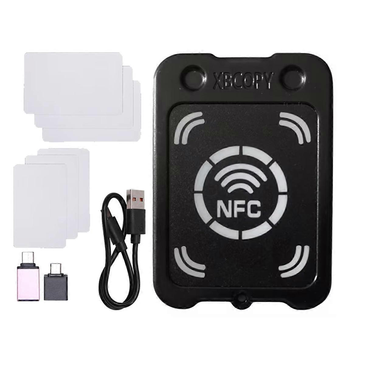 RFID Smart Chip Card Reader Copier+3xUID/CUID Card NFC Encryption Key Reader IC 13.56Mhz RFID Token