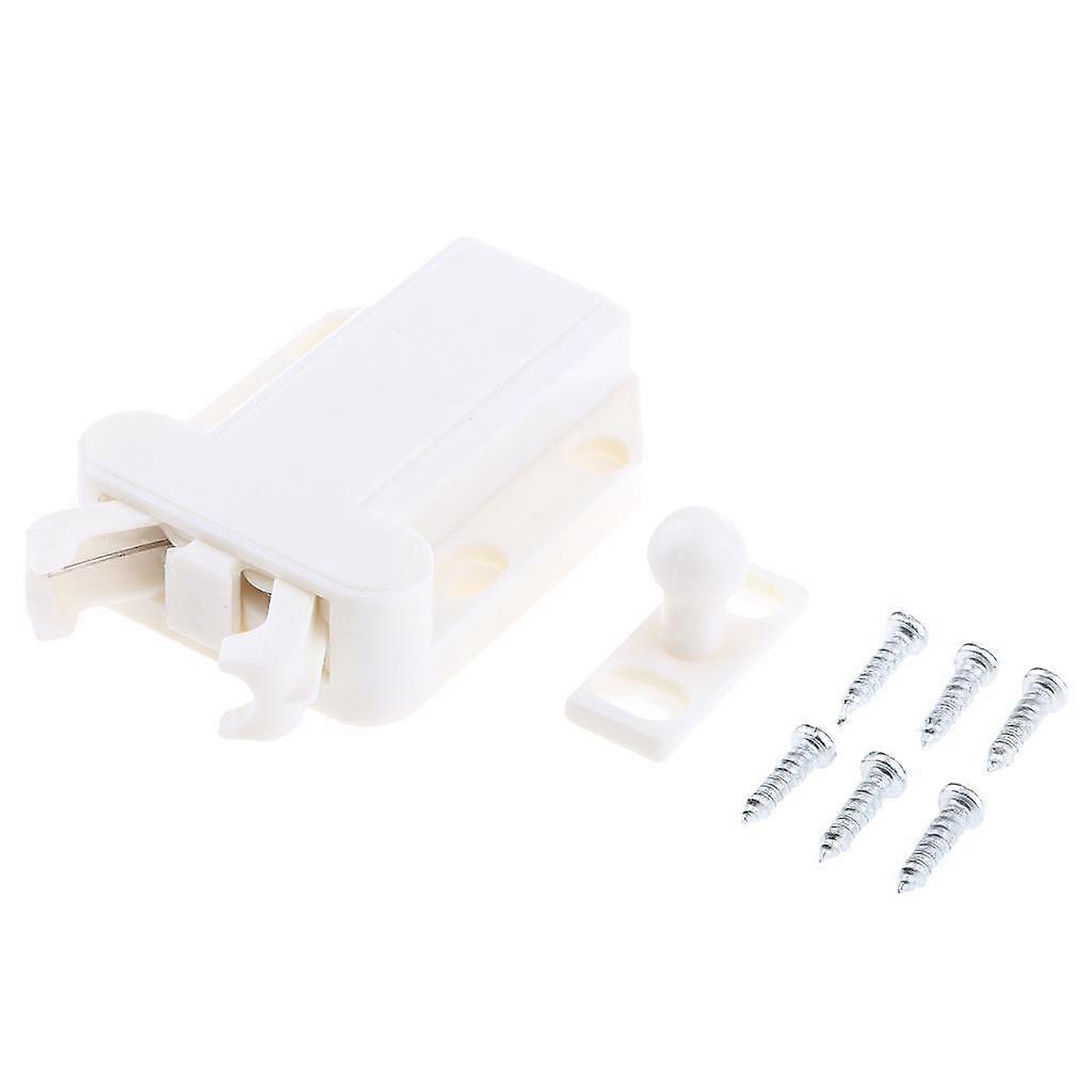 Push To for Drawer Cabinet Cupboard White