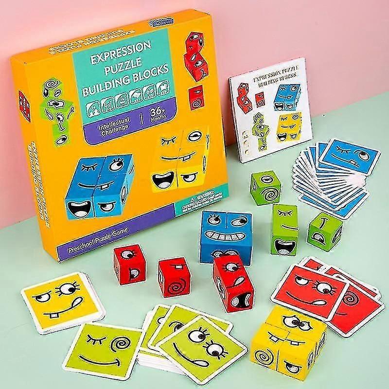 Baby Educational Emotional Expression Cognitive Game Puzzle Set
