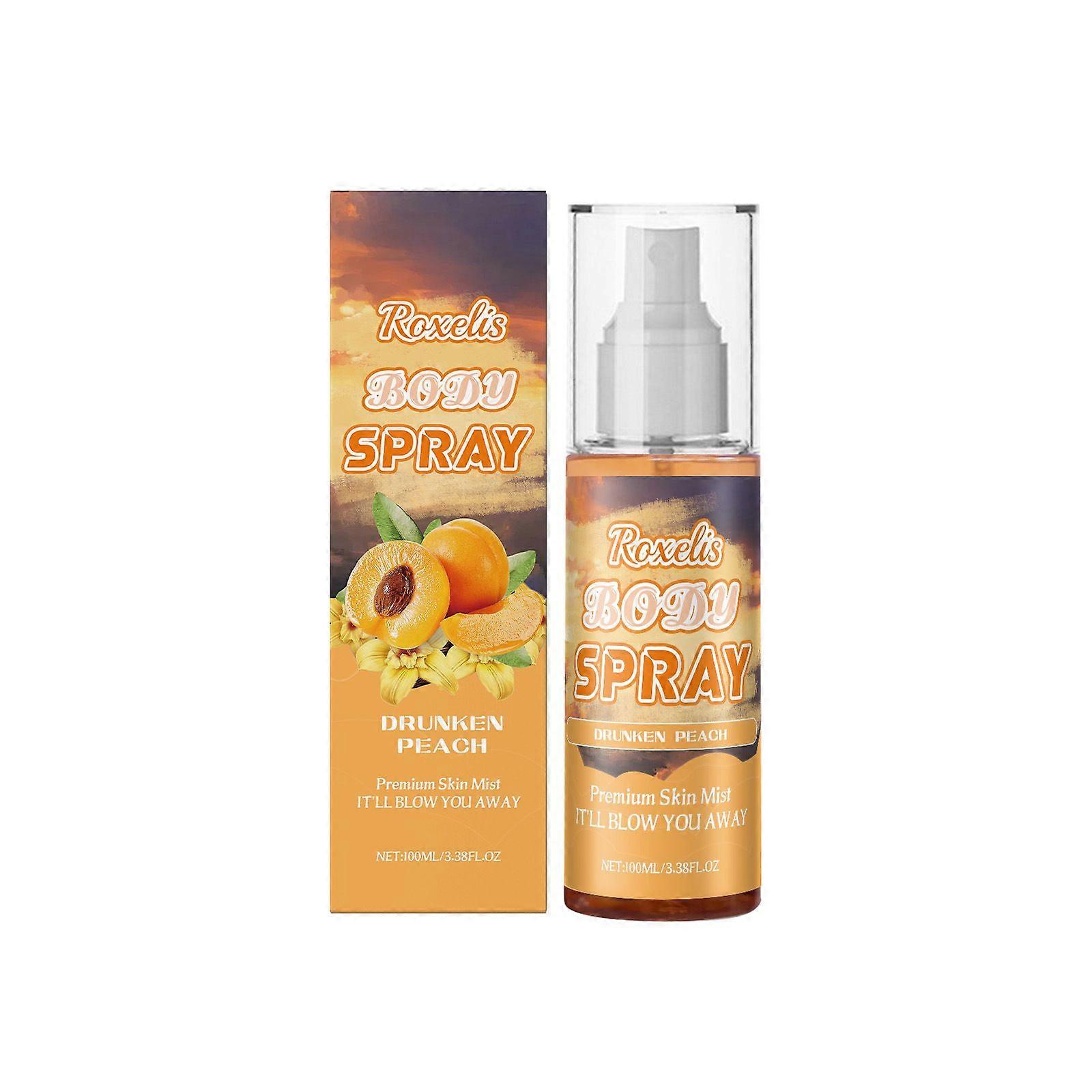 Peach Champagne Body Spray Long-Lasting Fresh Fragrance Soft Fragrance Multi-Level Elegant Perfume