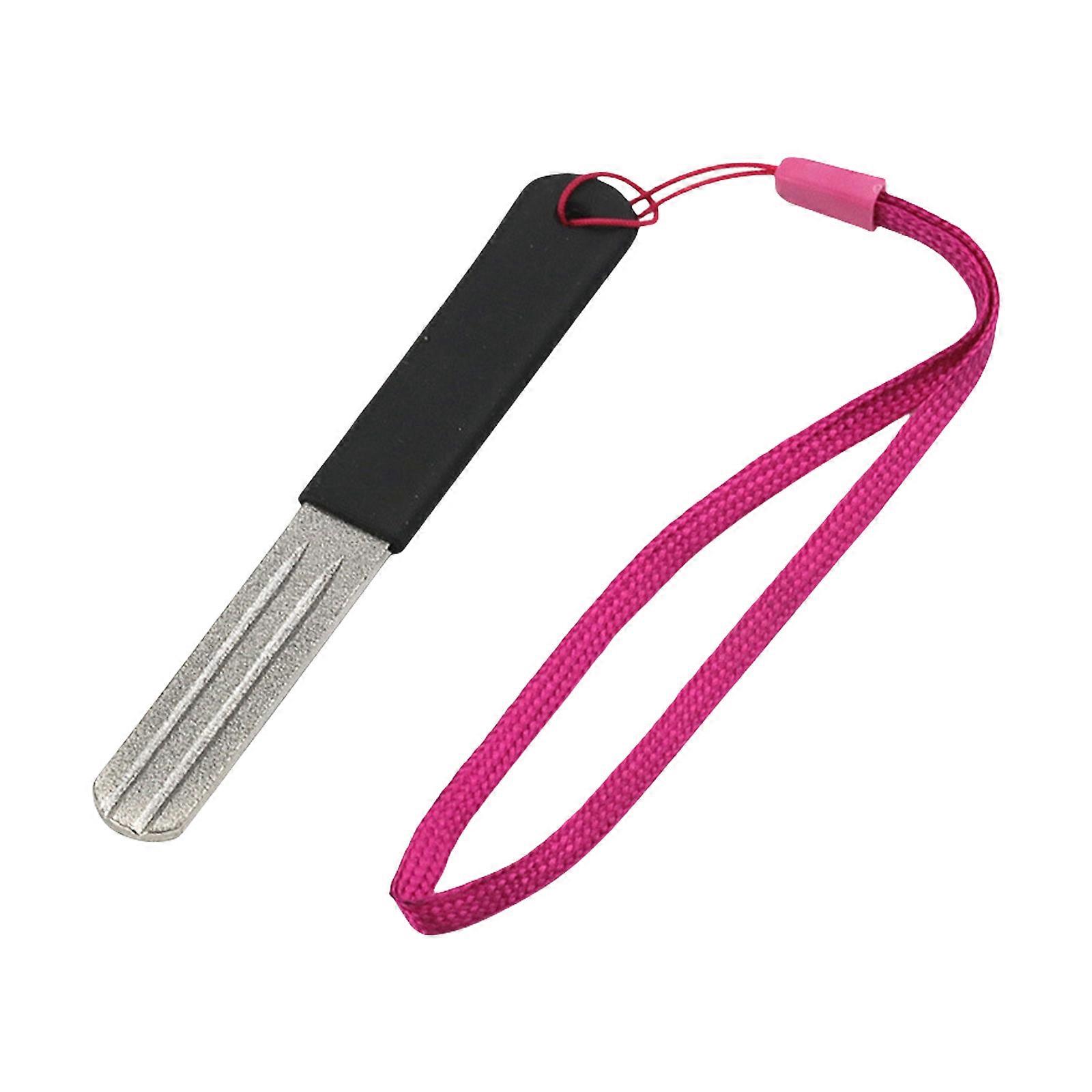 Fish Hook Sharpening Tool Accessories Hone Sharpener Whetstone Fishing Hook Grinding Stone File Grinding Tool  Black