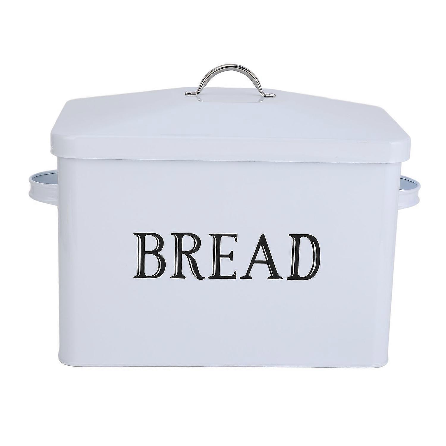 Metal Bread Box with Handle Multifunction Excellent Sealed Iron Retro Bread Storage Container For Ki