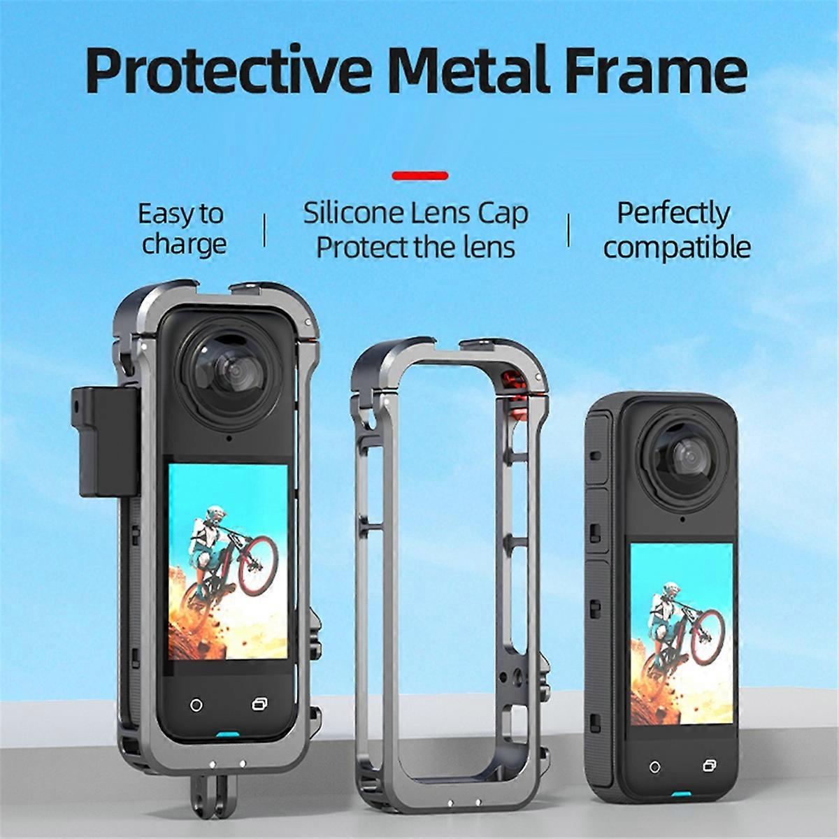 Metal Frame Rabbit Cage With Silicone Lens Guards Cap