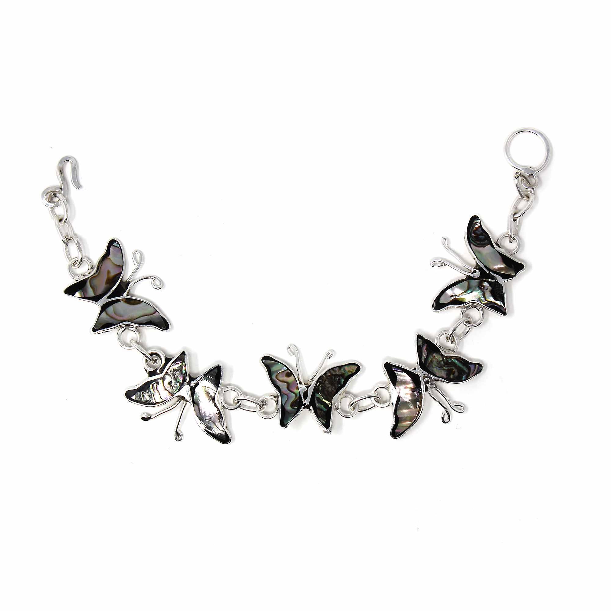 Bracelet Abalone Butterflies