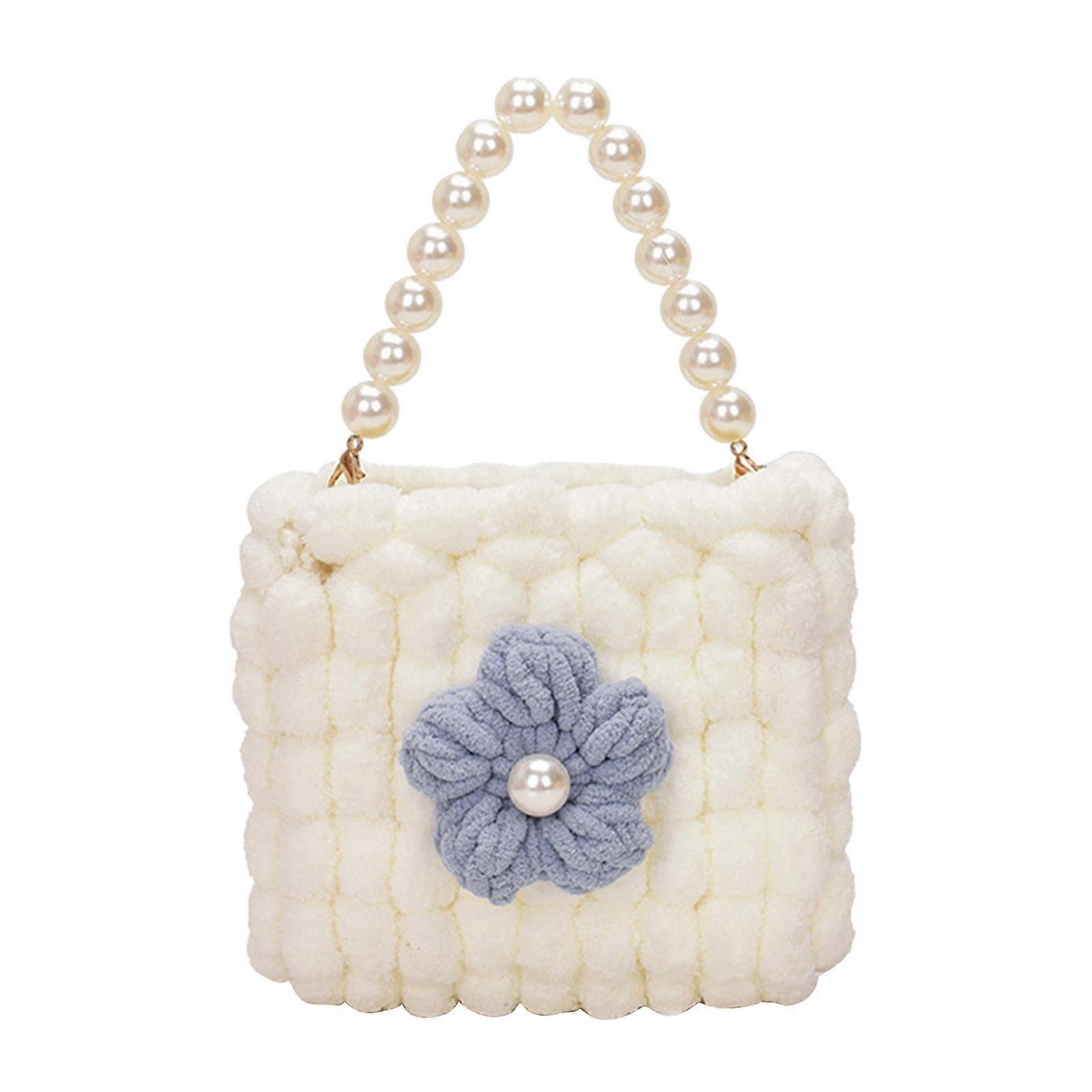 Bag DIY Materials with Straps Plastic Mesh Template Handmade Crochet Bag Kit