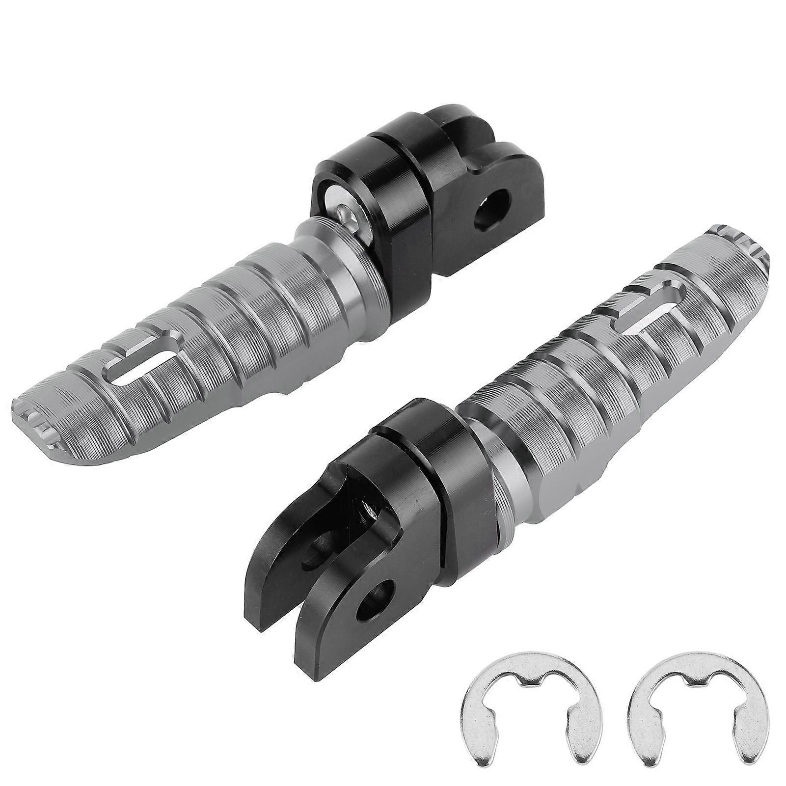 Motorcycle Front Footrests Front Left Right Pairs Fit for Yamaha MT‑03 MT‑25 MT‑07 MT‑09 R3 XJ6