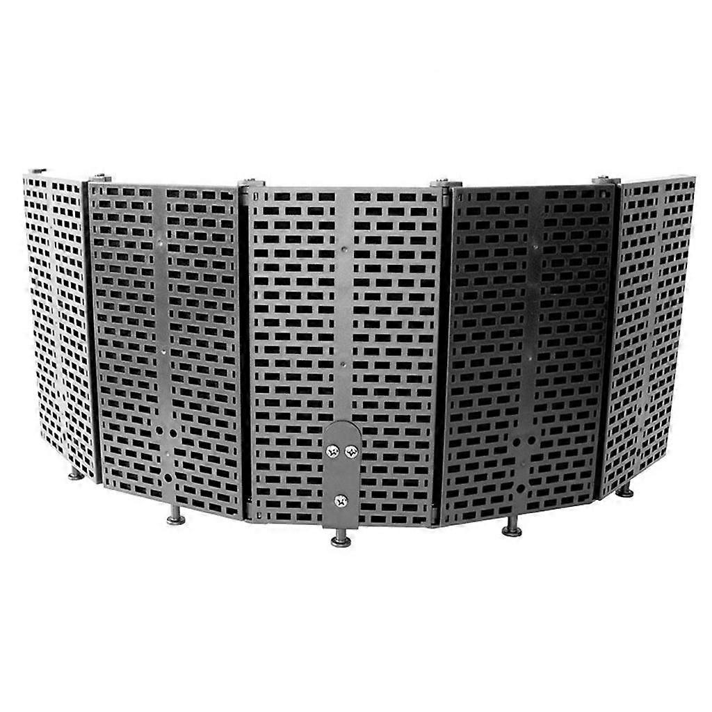 Adjustable 5 Panel Microphone Isolation Shield Mic Sound Absorbing Foam