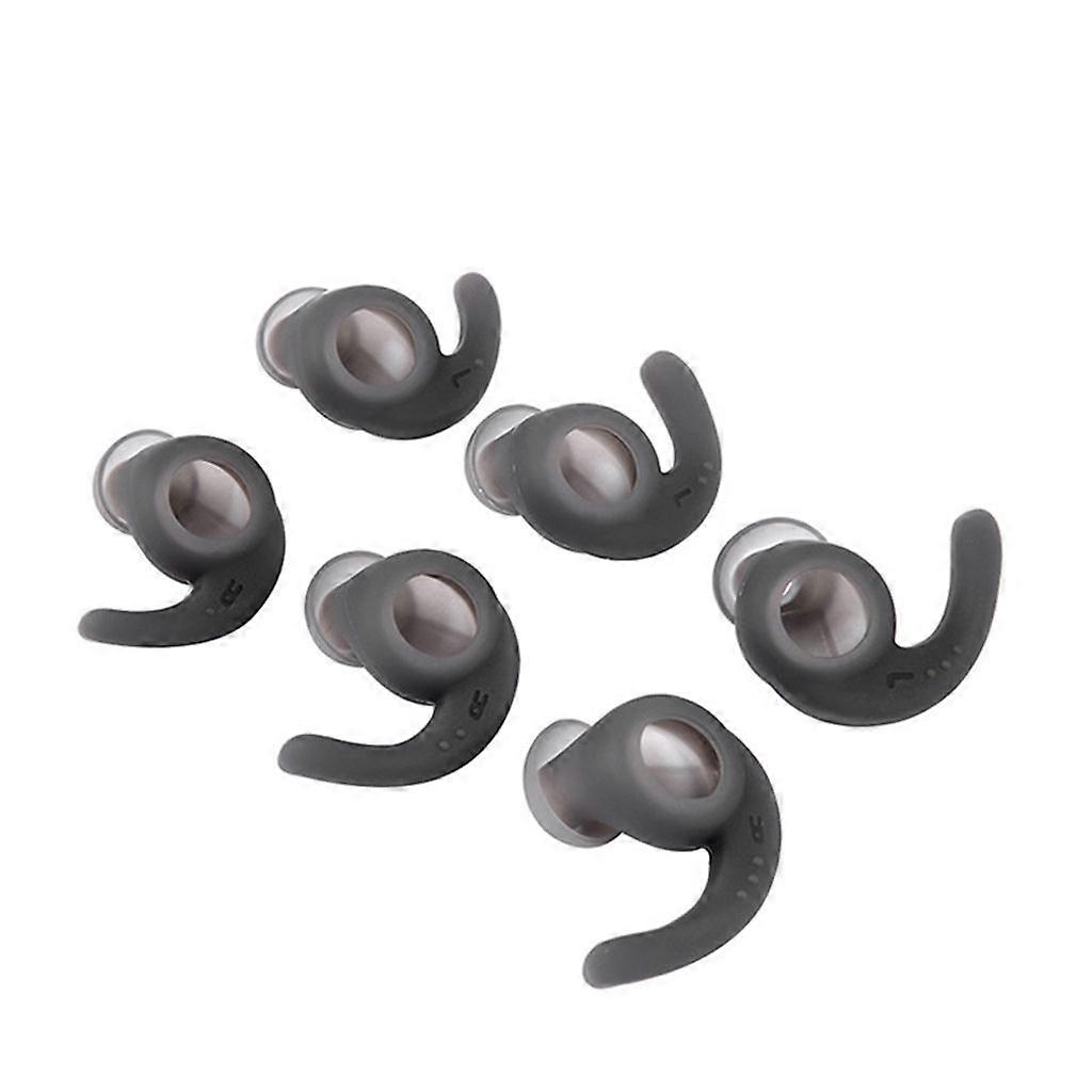 3 Pairs Silicone Ear Tips Earbud Earhook In-Ear Bluetooth-compatible Earphone