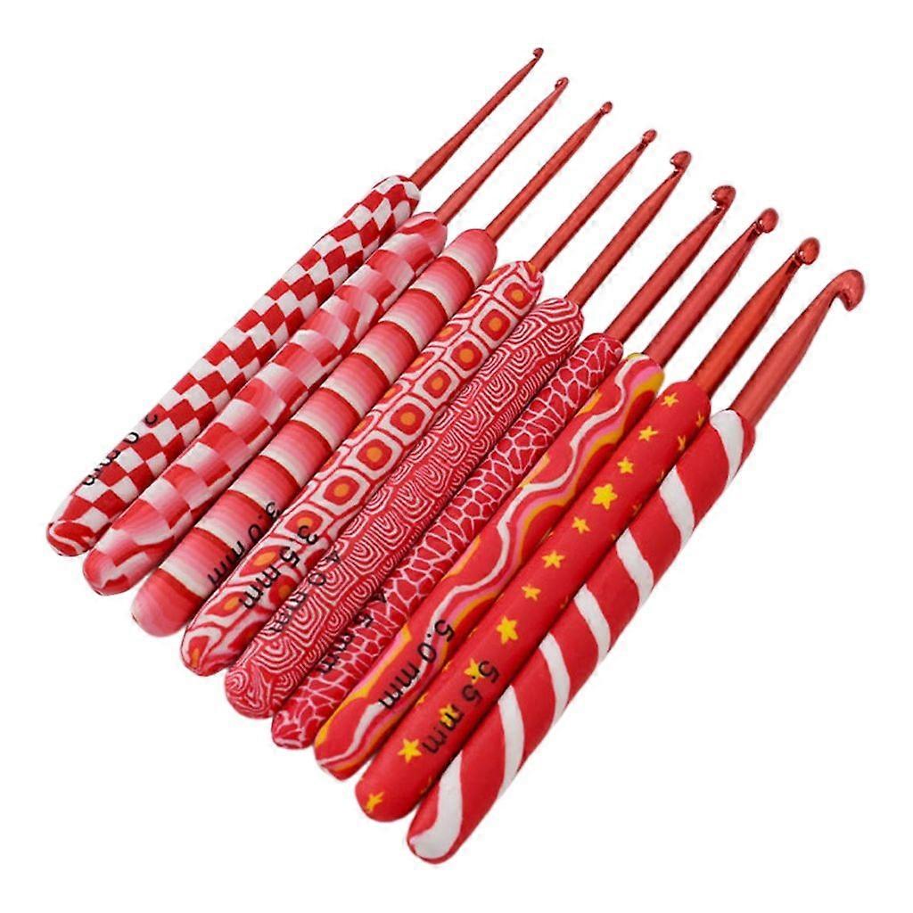 9 Size Long Handle Crochet Hook Needle 2-6mm (2/0-10/0MM)