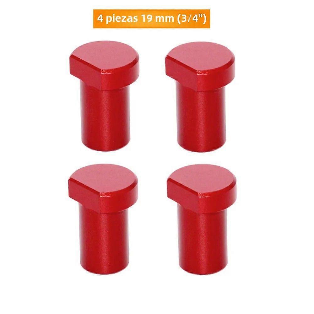 4Pcs DIY Table Work Dogs 19/20mm Aluminum Alloy Table Limit Block Brake Block Locking Tools