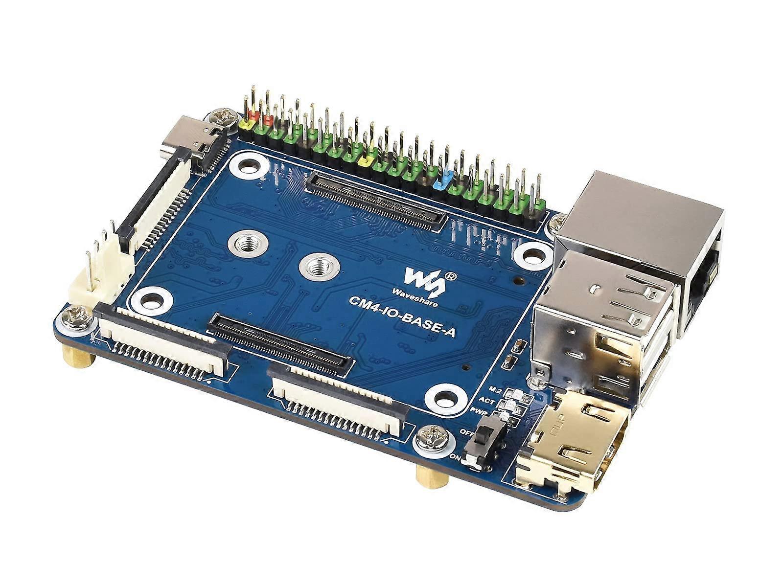 for Raspberry Pi Compute Module 4 IO Board,Mini Base Board (A) Lite Version with Standard CM4 Socket