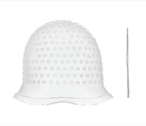Pin Punched Silicone Highlight Cap with Hook for Effortless Hair Dyeing