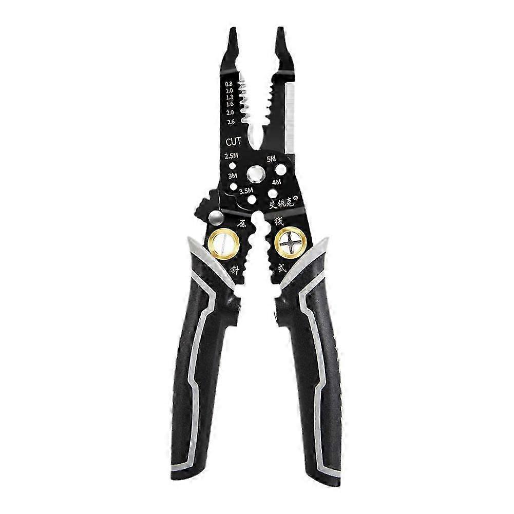 Wire Breaking Multi-function Stripper Needle Nose Crimping Plier Tool Indu