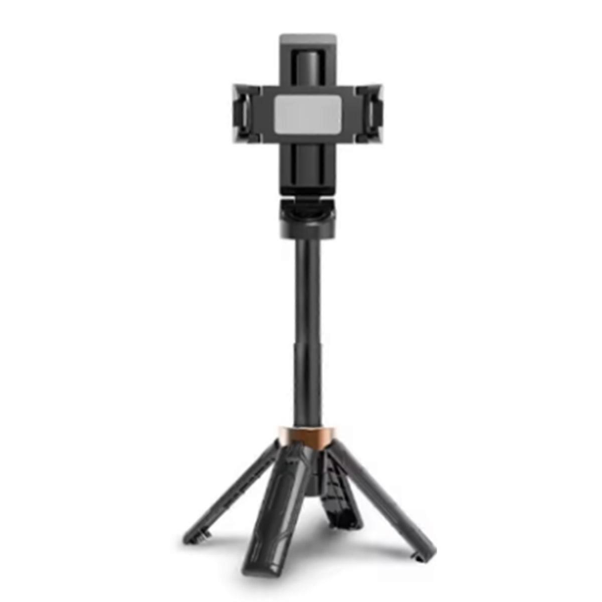 Selfie Stick Scalable Portable Mobile Phone Camera Stand Bluetooth Height Adjustable Flat-Standing