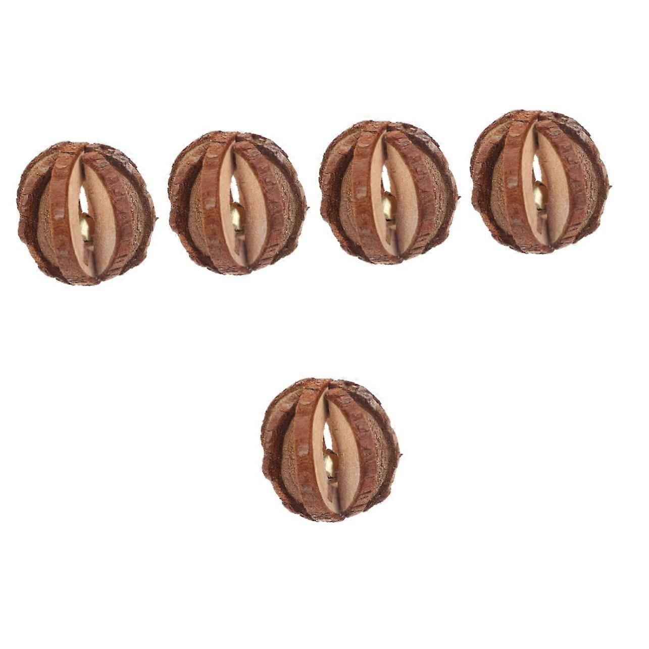 5pcs Pet Chew Toys for Rabbits Hamsters Molar Chinchillas Toys for Healthy Pet Teeth
