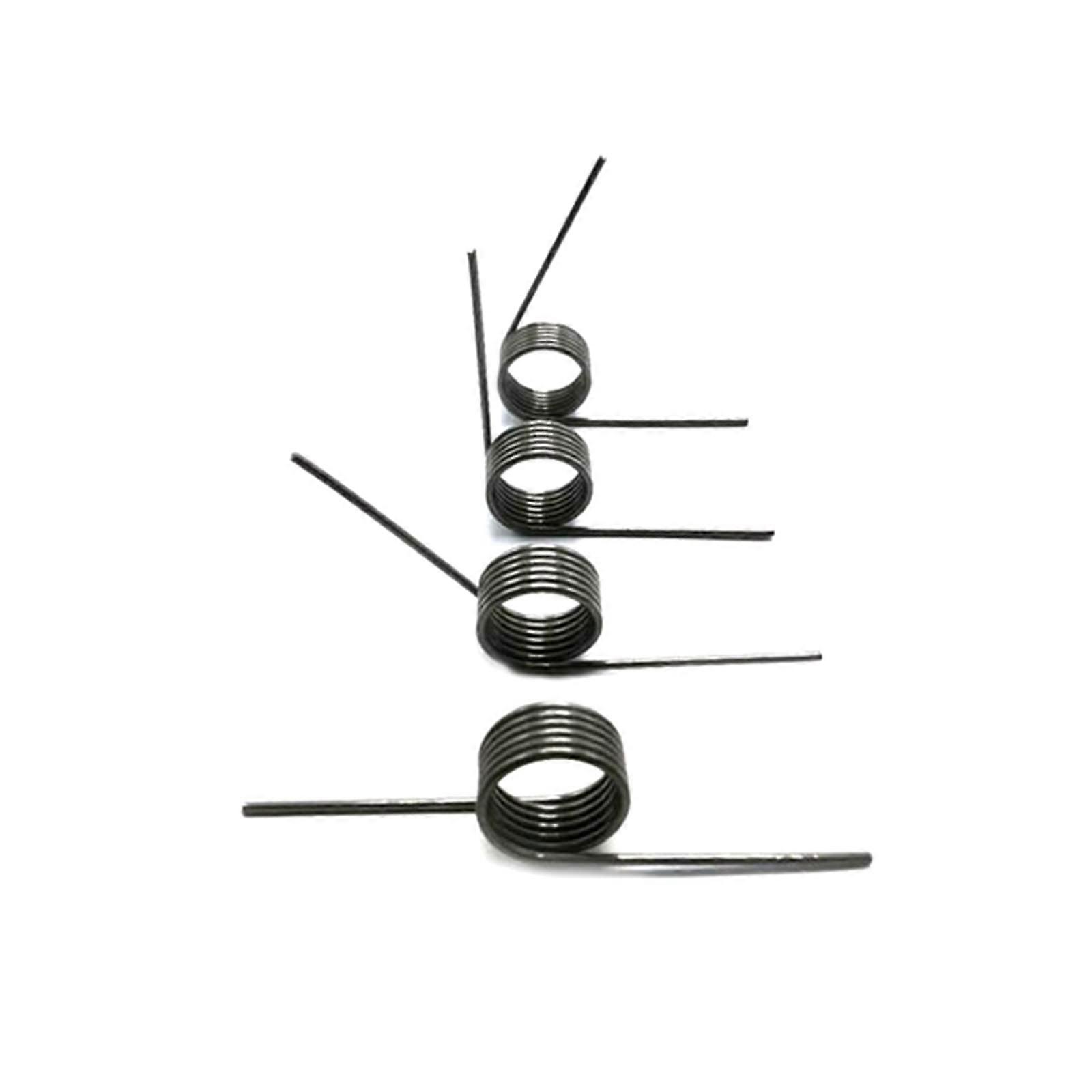 Torsion Spring 180/120/90/60 Degrees, V-Spring, 1.5mm Wire Diameter, 8mm Outer Diameter, Black, 3 Laps