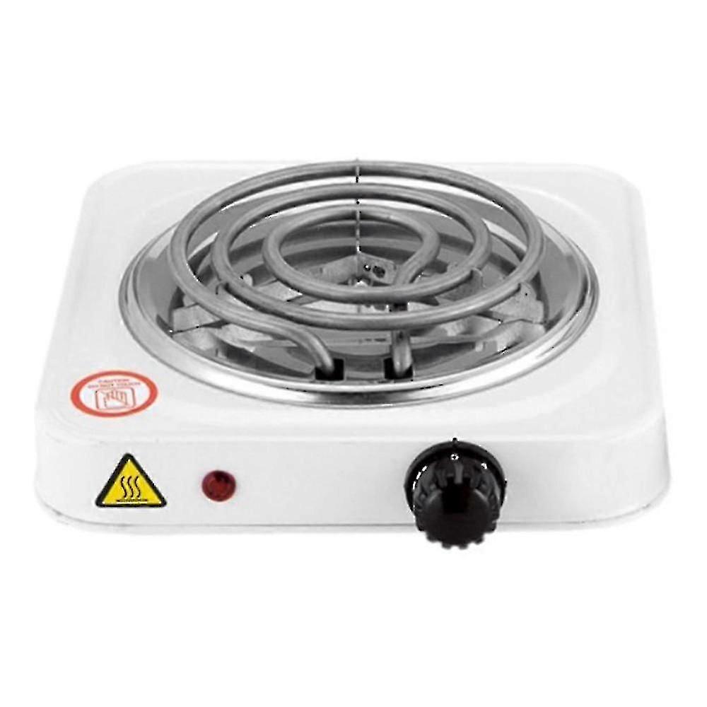 Electric Single Burner Cooktop, Compact And Portable, Adjustable Temperature Hot Plate, 1500w, Whit