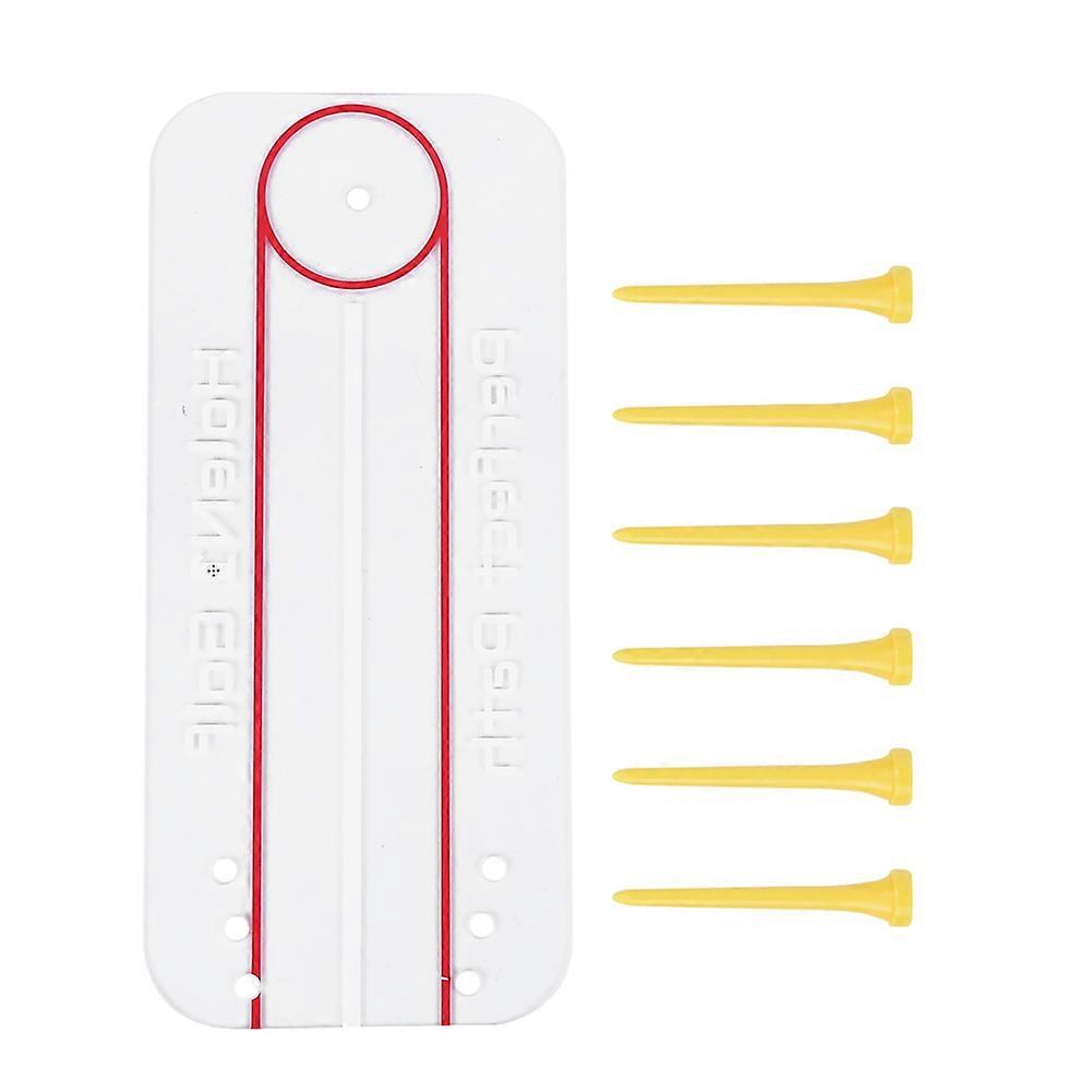 Straight Practice Putting Small Mirror Eye Line Alignment Aid Swing Trainer Golf Training Aids Accessories