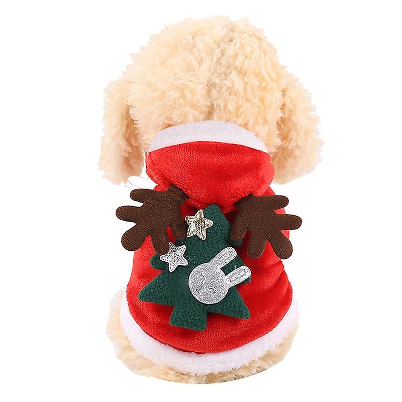 Christmas Tree Print Dog's Coat