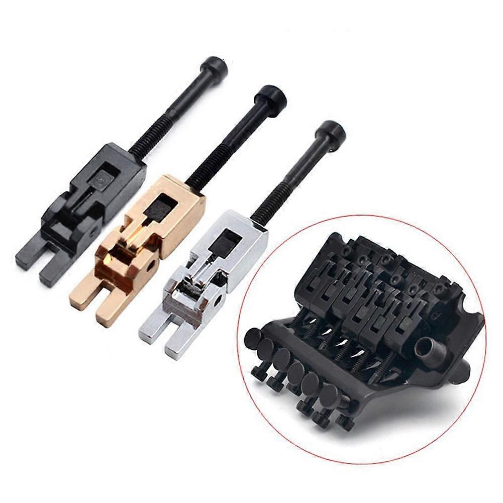 6PCS Electric Guitar Double Locking System Locked String,Black