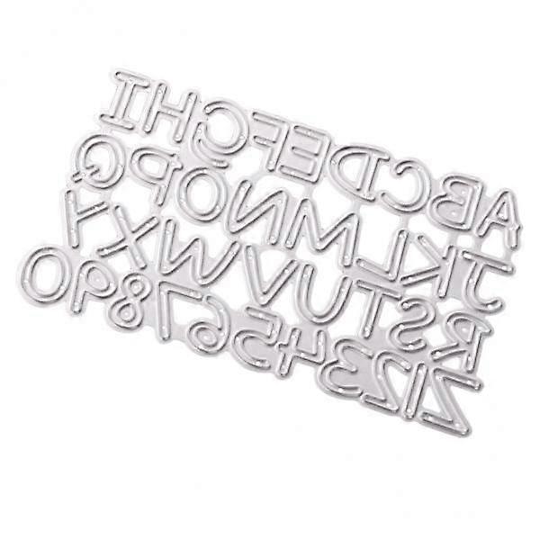 4x0-9 Numbers A-Z Letters Metal Cutting Dies for Album Card Making Paper Craft