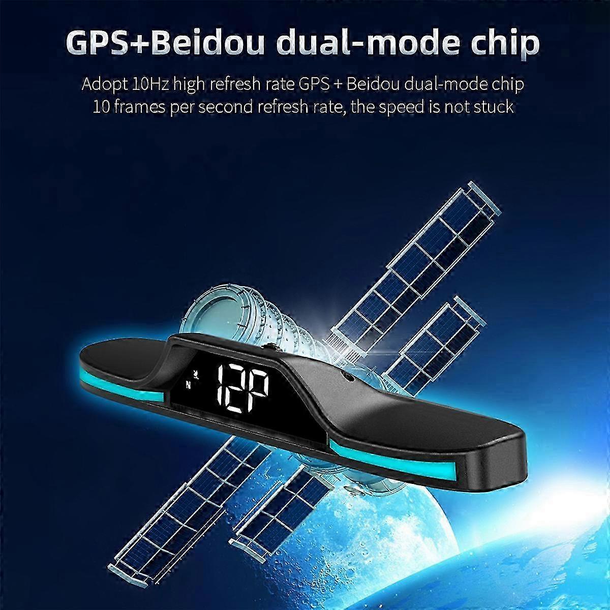 G15 HUD Head-Up Display GPS Speeding Alarm Driving Speed Car Display Universal