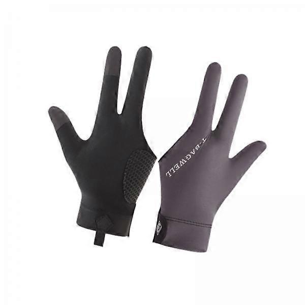 2x 3 Finger Billiard Gloves for Indoor Use Separate Finger Design Lightweight