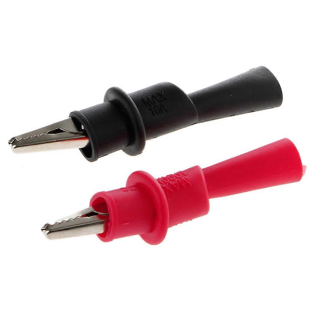 1 Pair Alligator for Crocodile Test Clip Clamp For Multimeter Tester Probe New