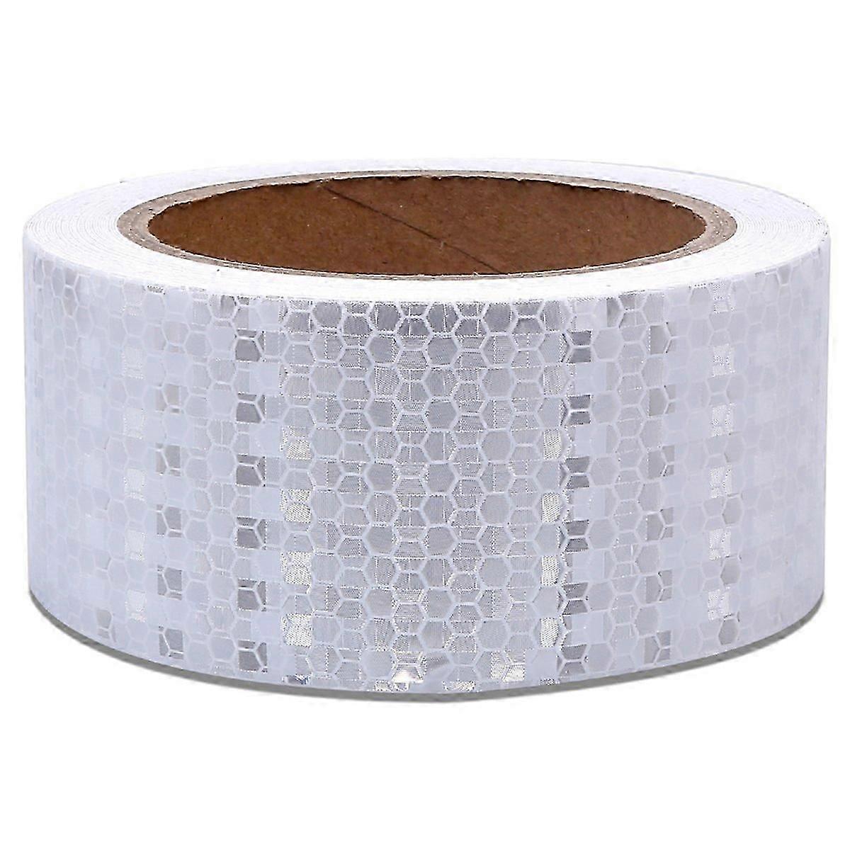 Reflective tape, white (2 rolls)