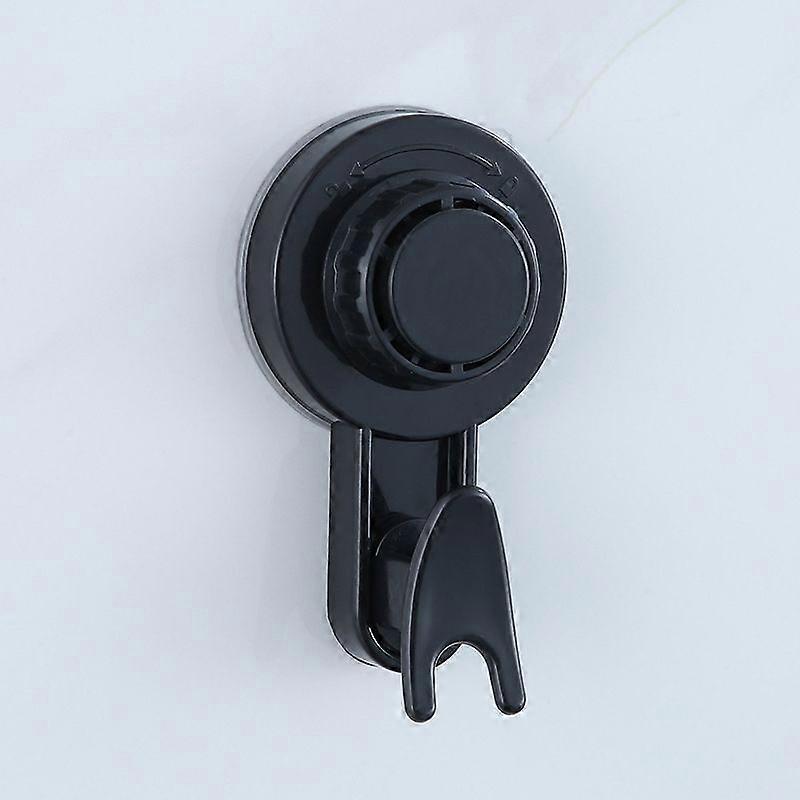4-Piece (Black) Durable Wall Hook, Suction Cup Hook Bathroom Towel Rack