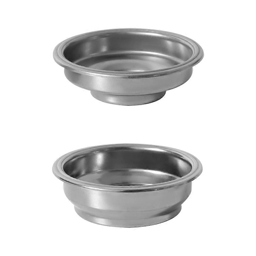 2PCS 58mm Coffee Tea Filter Basket for Espresso Coffee Machine Bowl