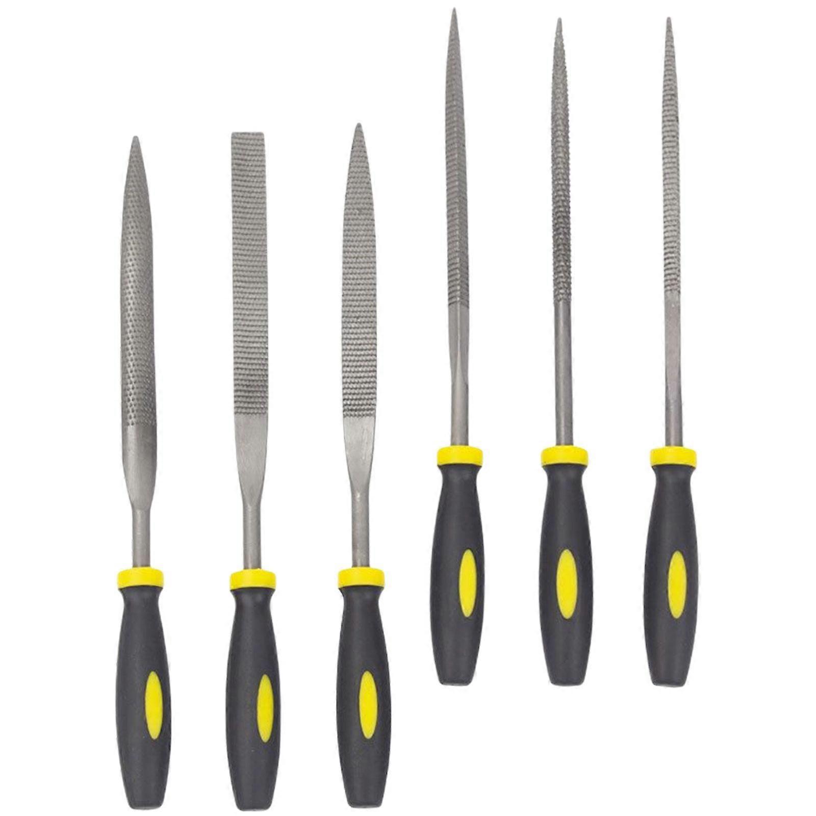 Σετ αρχείων βελόνας, λαβή Σκληρυμένη αντοχή χάλυβα υλικό χέρι Μεταλλικά αρχεία, για