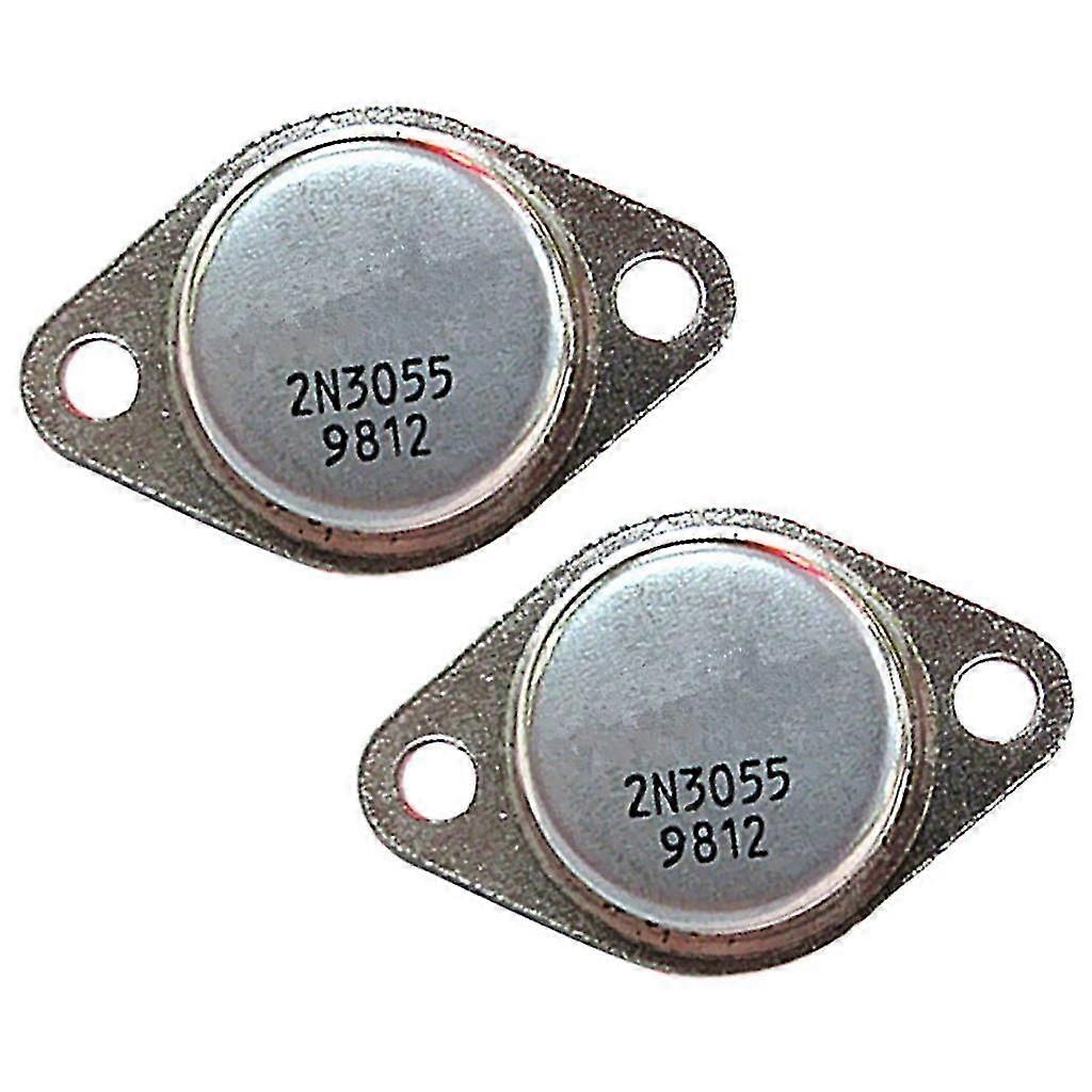 2 Pcs 2N3055 NPN Transistor 100V 15A 110 W