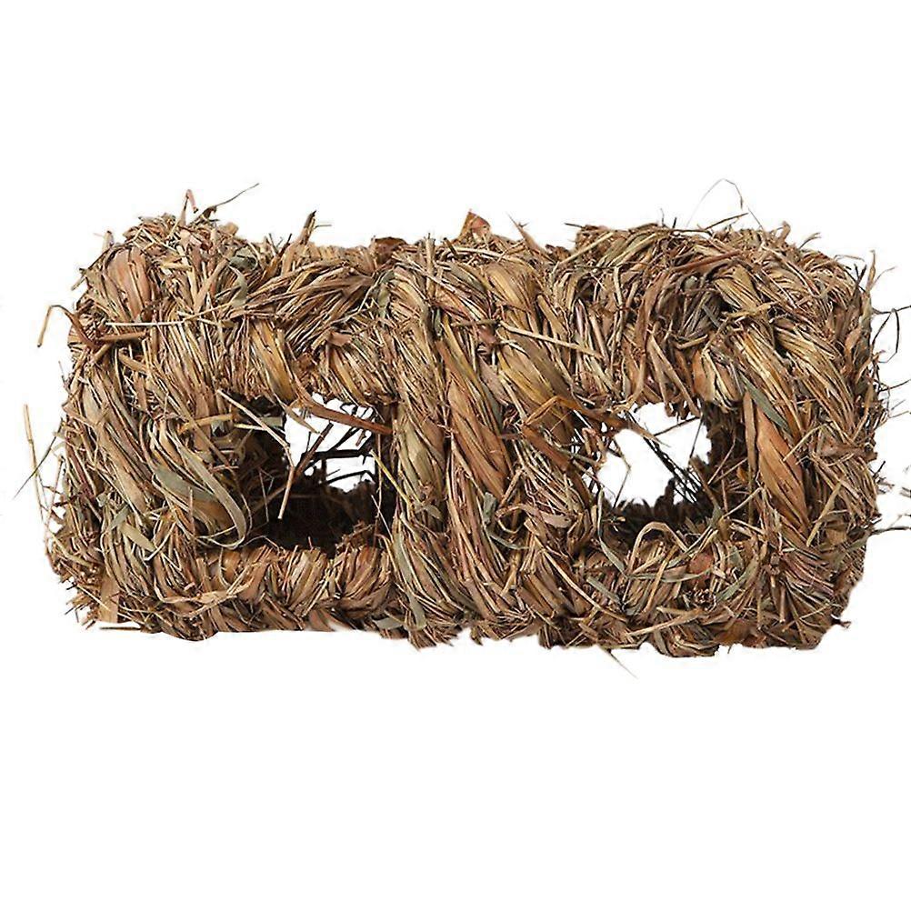 Hamster Straw Woven Nest Tunnel Sleeping Nest Pet Rest Bite Nest Pet Supplies