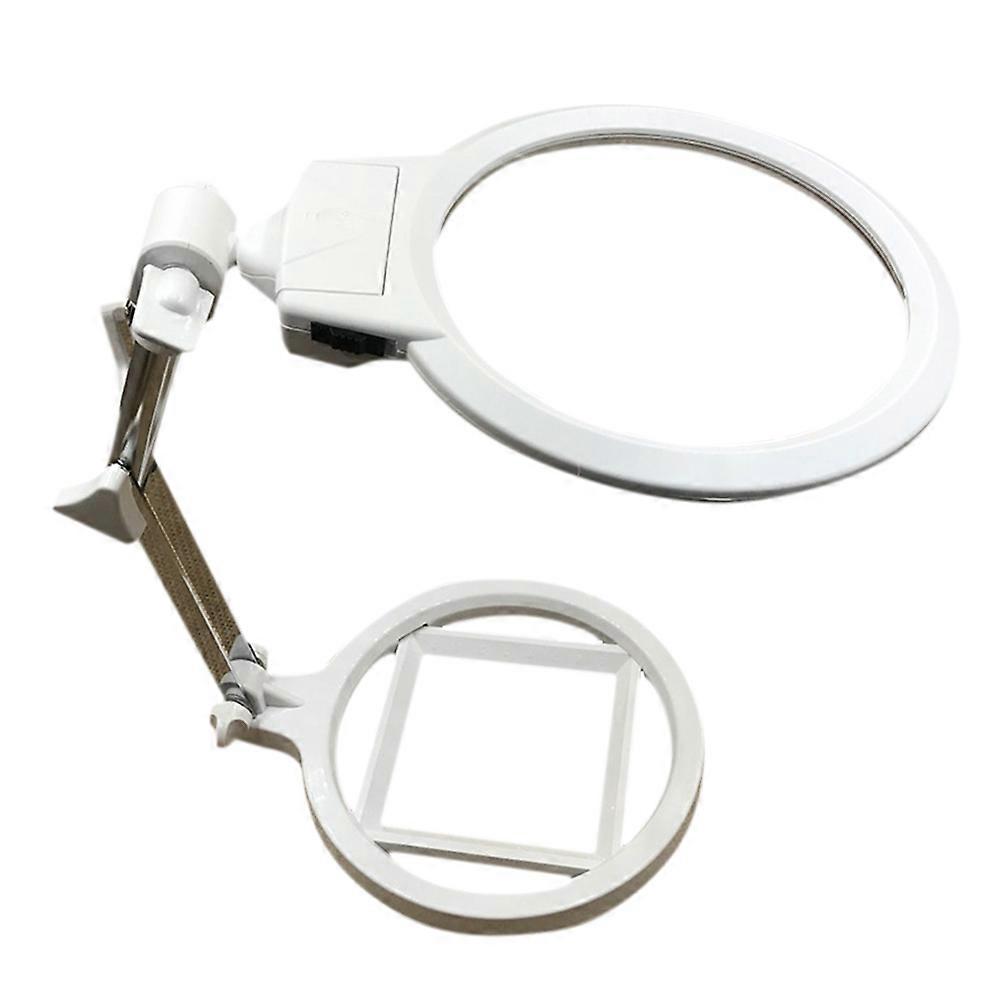 LED Desk Magnifier with Enhanced Lighting, Designed for Precision Tasks and Crafts