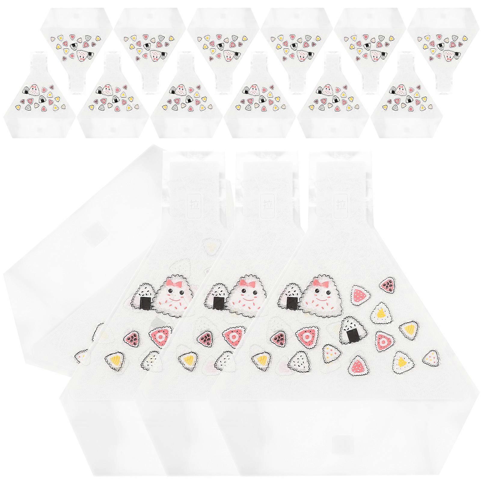 Sushi Storage Bag Rice Ball Pouches Preservation Tear- Home Use 20Pcs