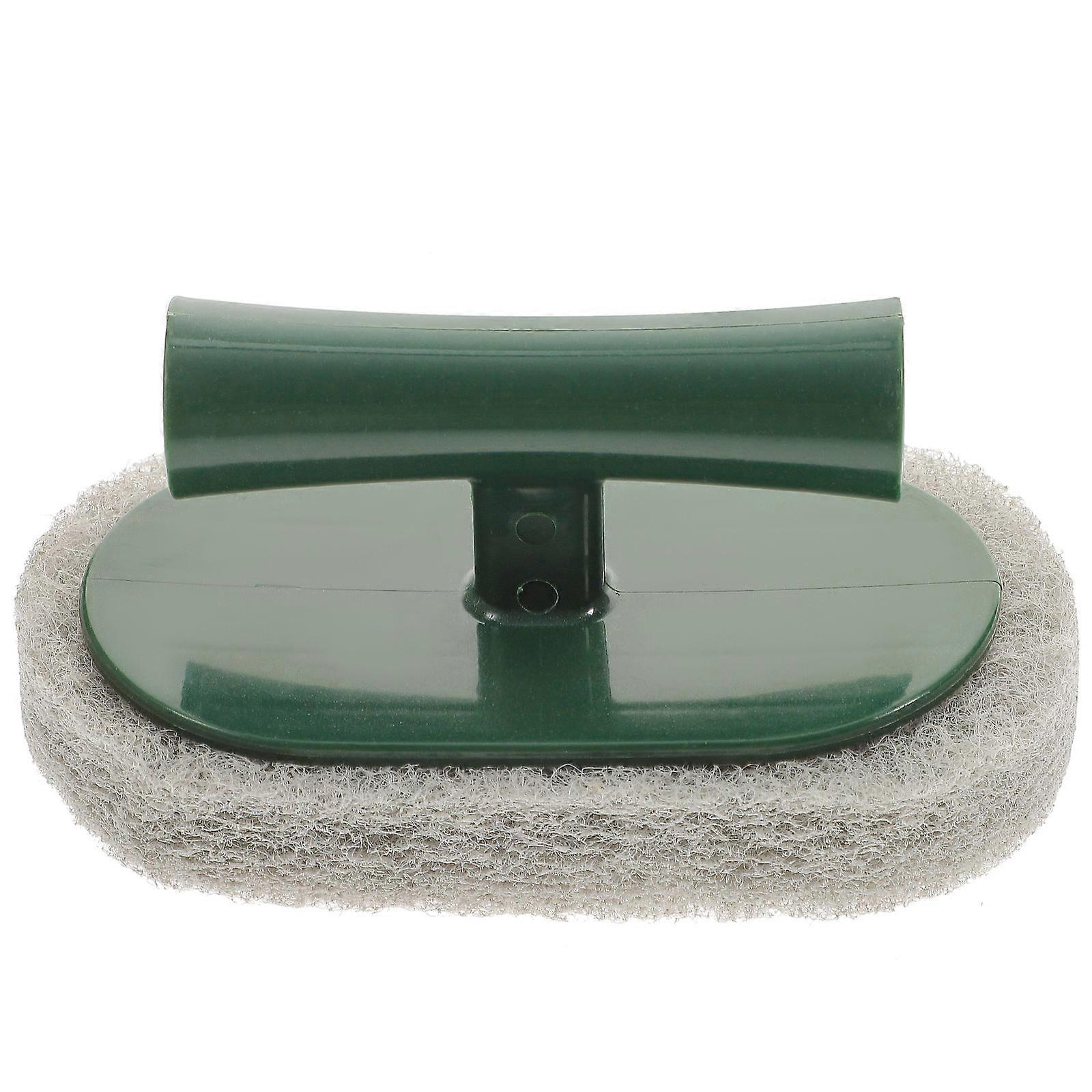 Household Cleaning Brush With Scouring Pad Non Scratch Dishes Brush PP 1Set