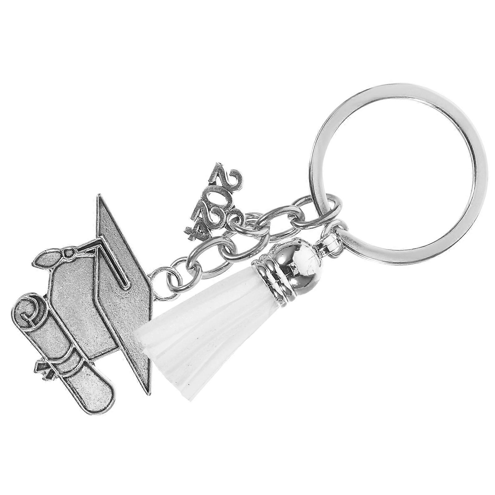 Student Bag Keychain Stylish Decorative present Special Occasions 30mm Diameter for Key Ring 1Set