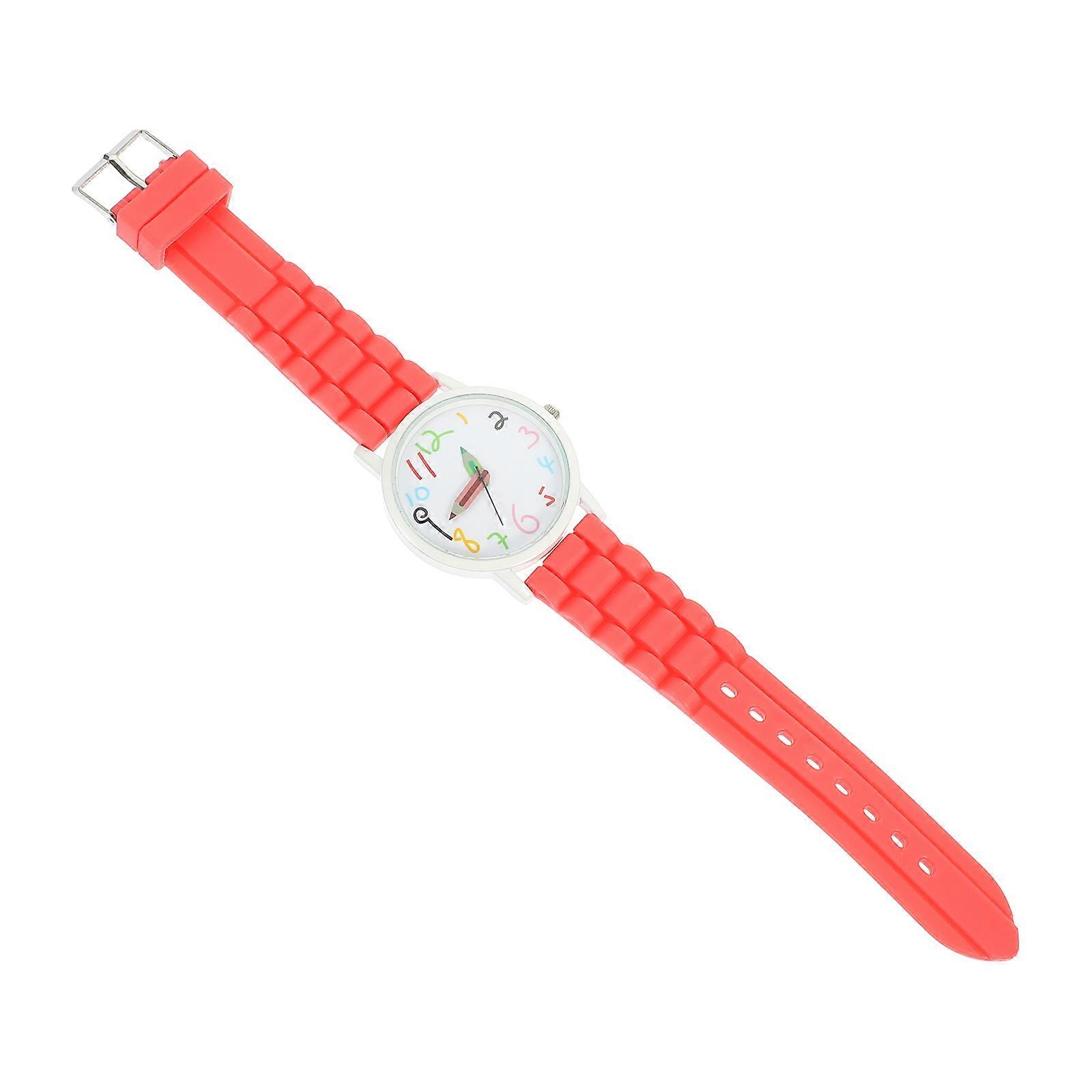 Cute Adjustable Digital Display Watch Strap for Comfortable Student Learning Management Use