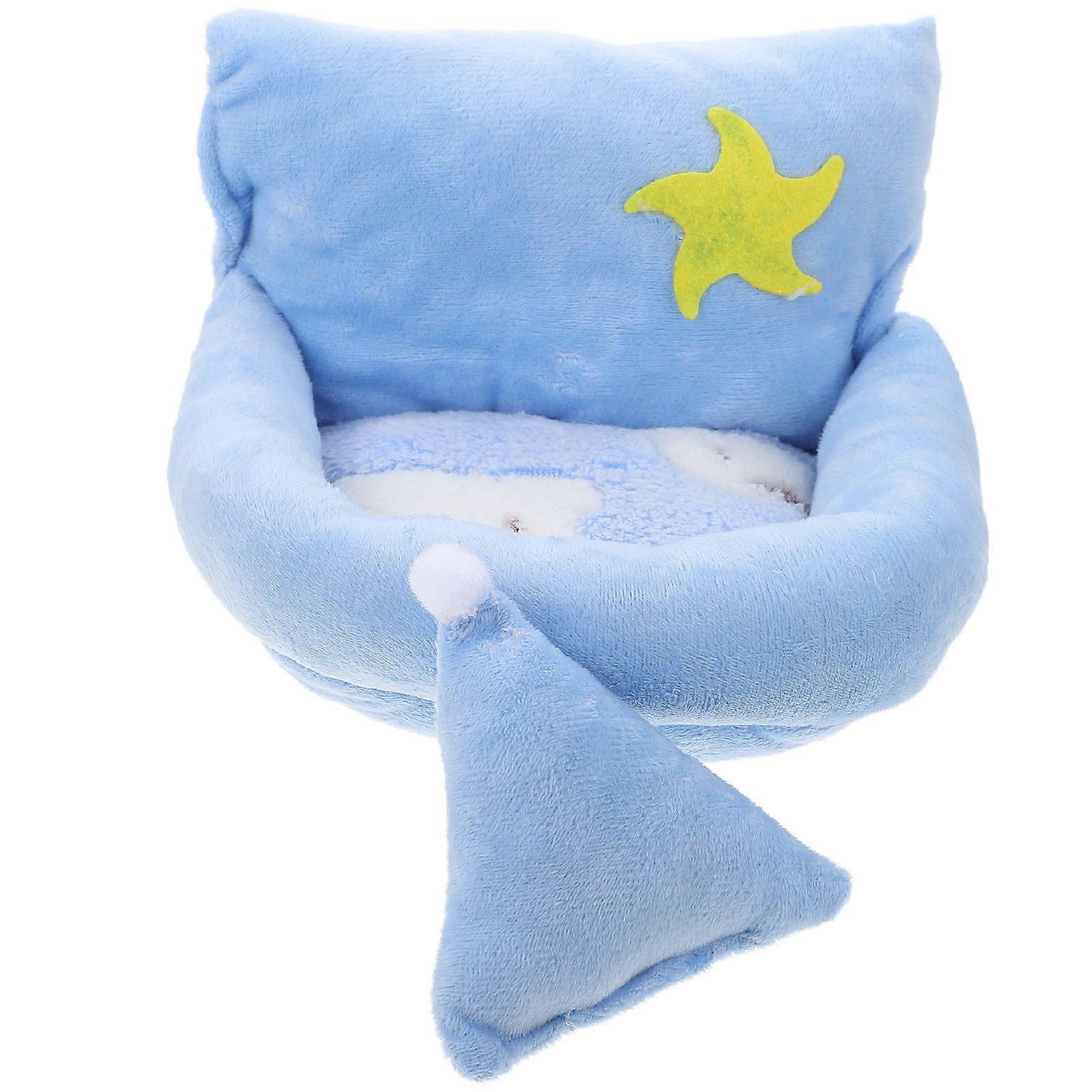 Plush Small Pet Bed for Hamsters, Guinea Pigs, Hedgehogs, and Squirrels – Lightweight Nest for Couches and Beds – Warm and Comfortable Sleeping