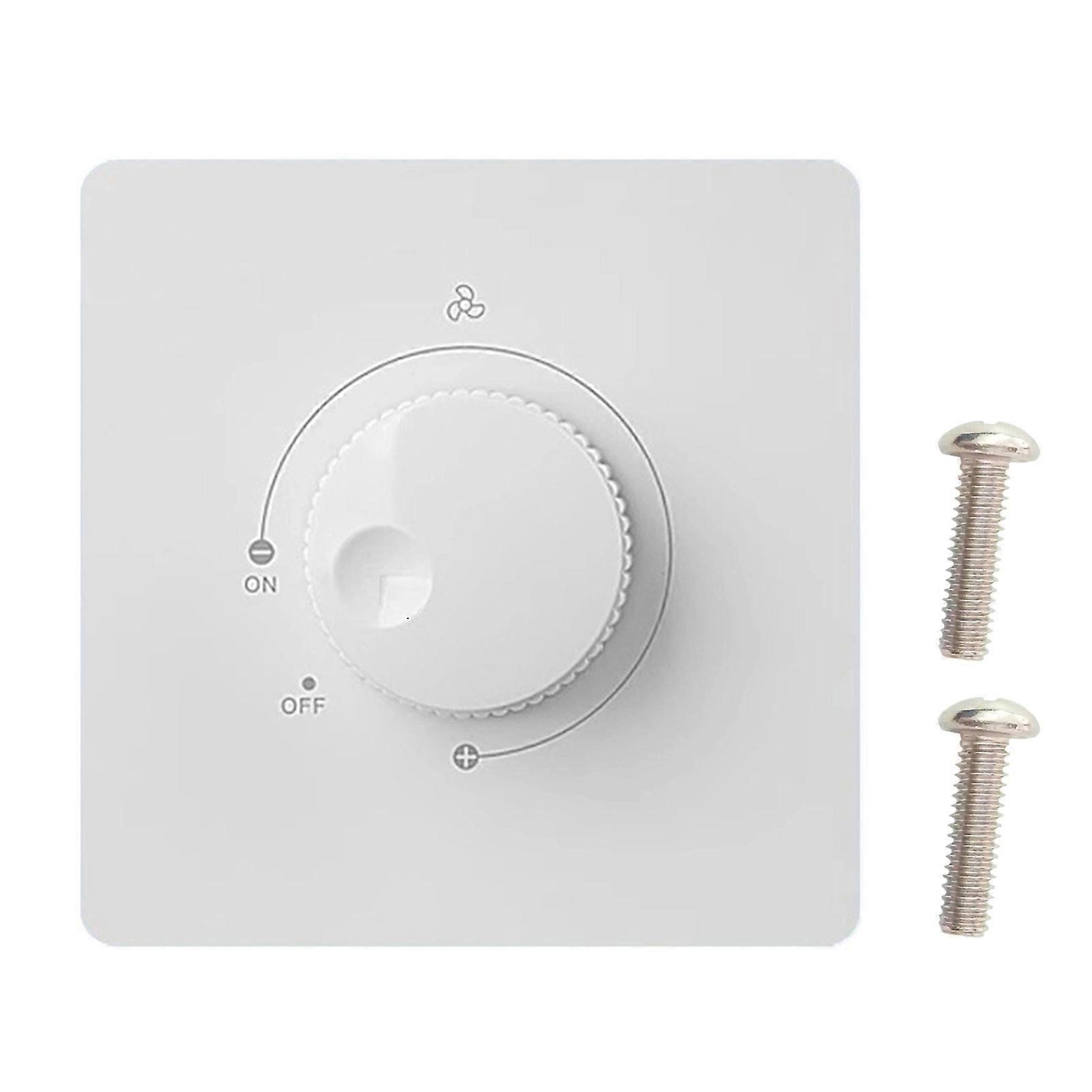 Multipurpose 86 Type Ceiling Fan Speed Controllers Wall Mounted Rotary Dimmer Switches 10A 220V Easy Installion Multicolor